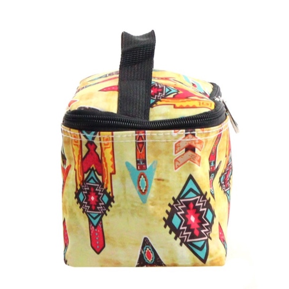Canvas Tribal Arrow Cosmetic Bag - Picture 3 of 4